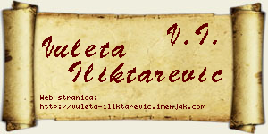 Vuleta Iliktarević vizit kartica